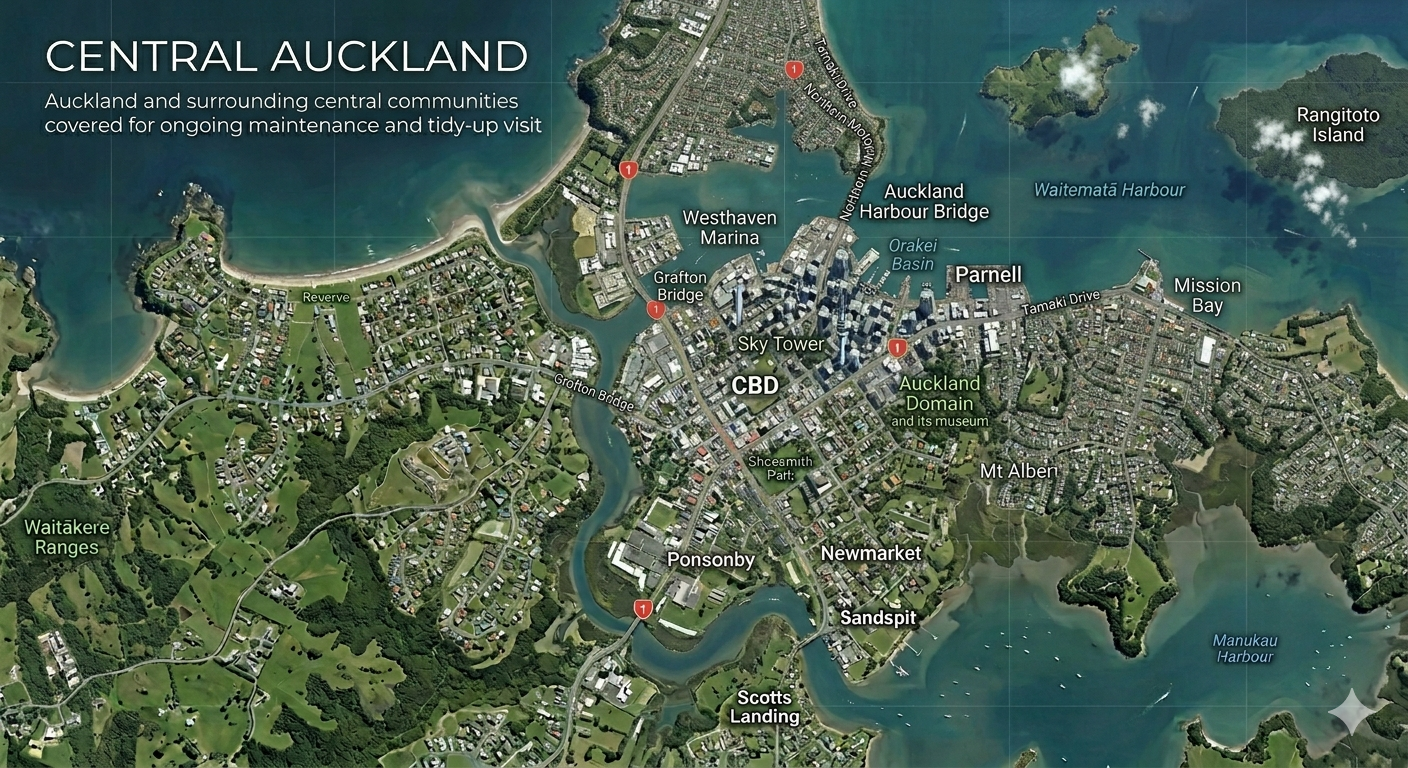 Central Auckland service area